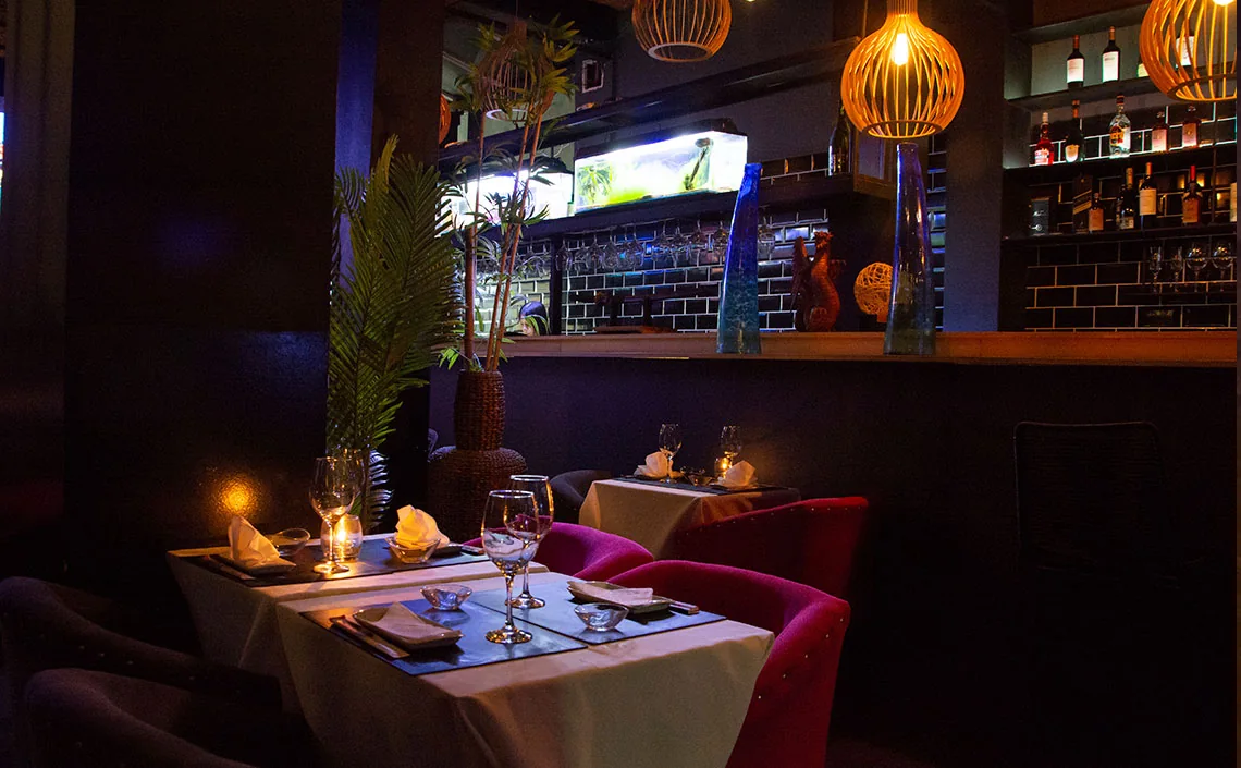 Exclusivo restaurante de suhsi